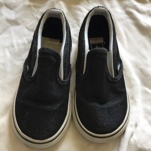 Size 7.5 sparkle vans.